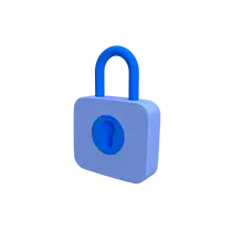 Padlock blue Icon